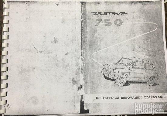 Zastava 750 uputstvo za rukovanje i odrzavanje