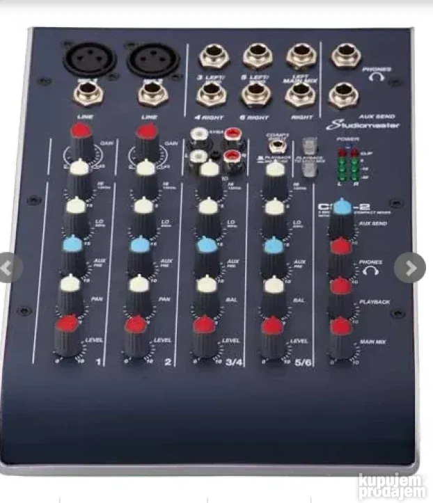 Studiomaster C2S-2 Usb mikser