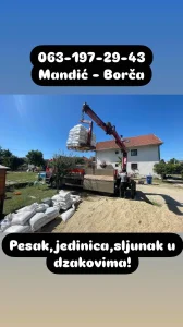 Separisani sljunak u dzakovima Beograd - dostava Mandic