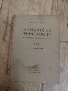 Mehanicka Tehnologija OTO F Horvat