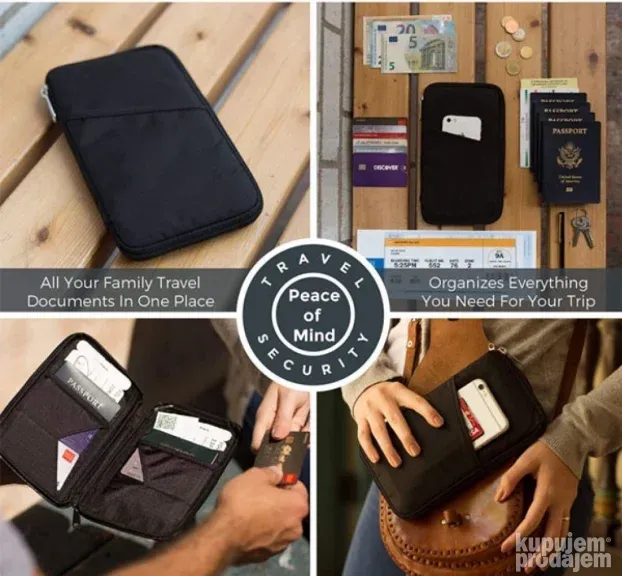 Travel Pack - Multifunkcionalni putni organizer za pasoš
