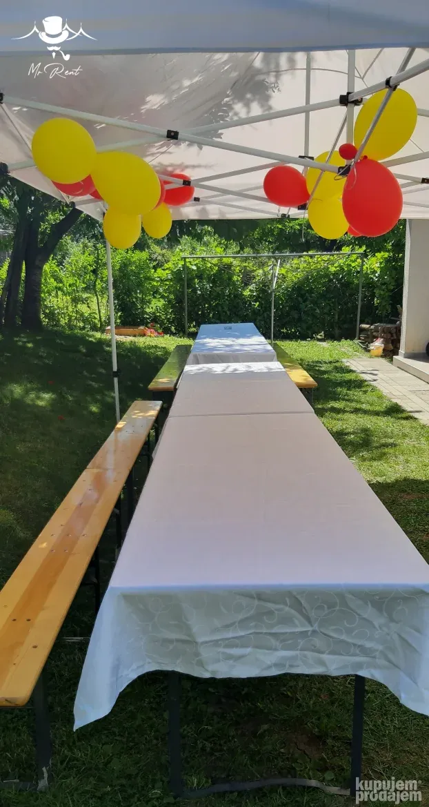 Pivski set Stolovi klupe stolice Iznajmljivanje