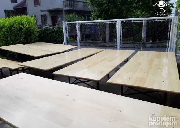 Pivski set Stolovi klupe stolice Iznajmljivanje