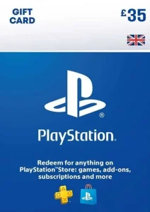 PlayStation 4/5 Gift Card PSN Dopuna 35 GBP/Funti