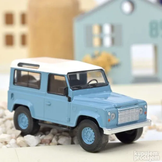 NOREV Land Rover Defender 1995 - Blue & Green, 1:43