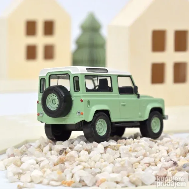 NOREV Land Rover Defender 1995 - Blue & Green, 1:43