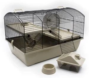 Victor 2 Plus kavez za male glodare, bež, pr. 50x33x33cm