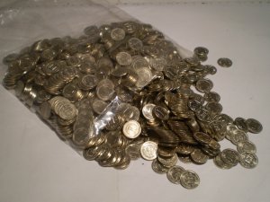 10 novcica UNC kvaliteta - Jugoslavija 1 dinar 1993 -