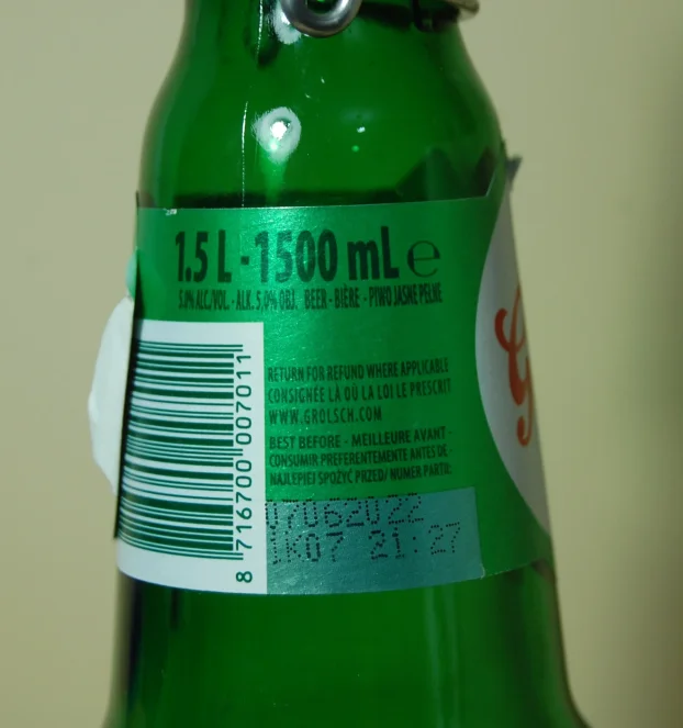 Grolsch Grolš boca flaša pivska VELIKA 1.5 litara