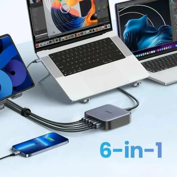 USB stanica za punjenje GaN 200W / 6 portova - UGREEN CD271