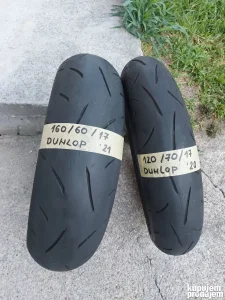 Moto gume 160/60/17 i 120/70/17 Dunlop