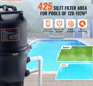 Filter za Ugradne i Nadzemne Bazene  površine 40 m2