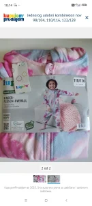 Jednorog udobni kombinezon nov 98/104