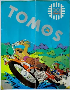 TOMOS poster katalog 1974ta Jugoslavija