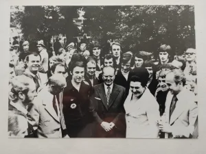 Tito i Jovanka sa Reprezentacijom Jugoslavije Lot 1125