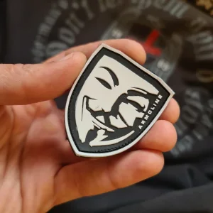 Amblem patch ARMY "Anonymous" 3D White