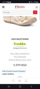 Kozne Frodo baletanke br 34