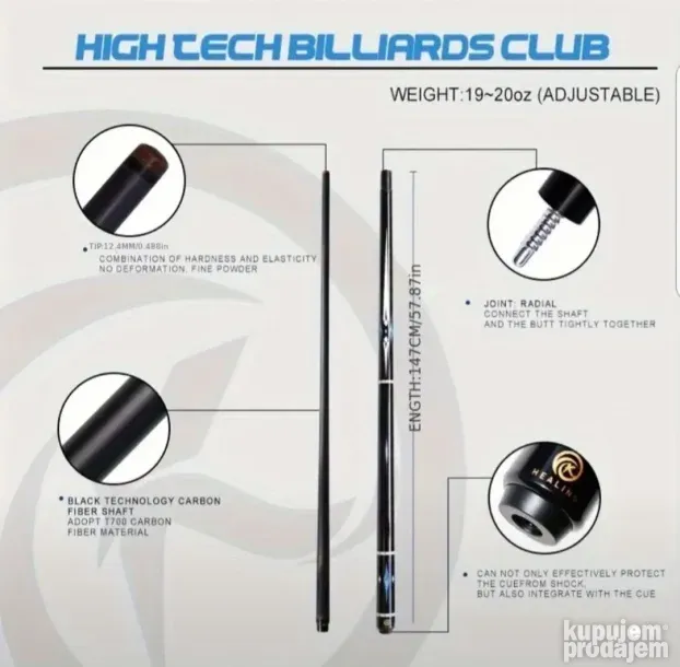 Oem P3 karbon 12.4mm radial + ekstenzija