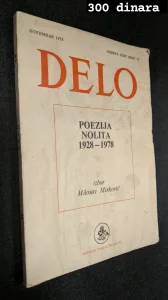 DELO  poezija nolita 1928 -1978