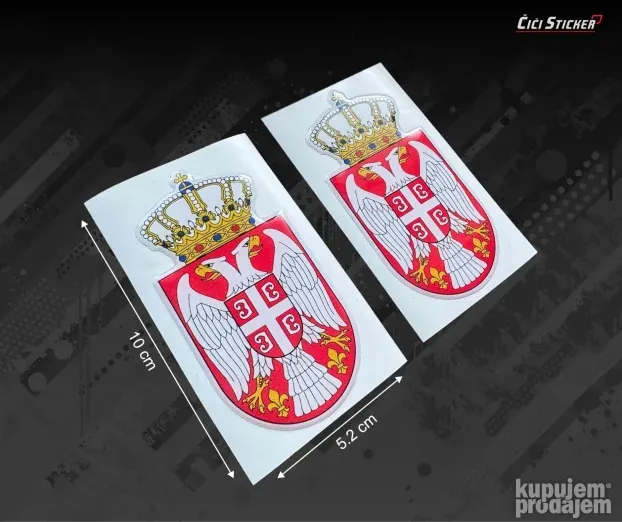 Nalepnice Srbija Grb Srbije 3D Stikeri 2432 KupujemProdajem nalepnice-srbija-grb-srbije-3d-stikeri-2432-kupujemprodajem