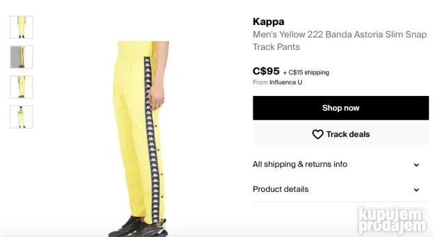 Kappa original zenska retro trenerka S