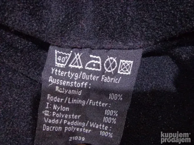 Orig. FJALL RAVEN muška zimska tanja jakna vel.XL