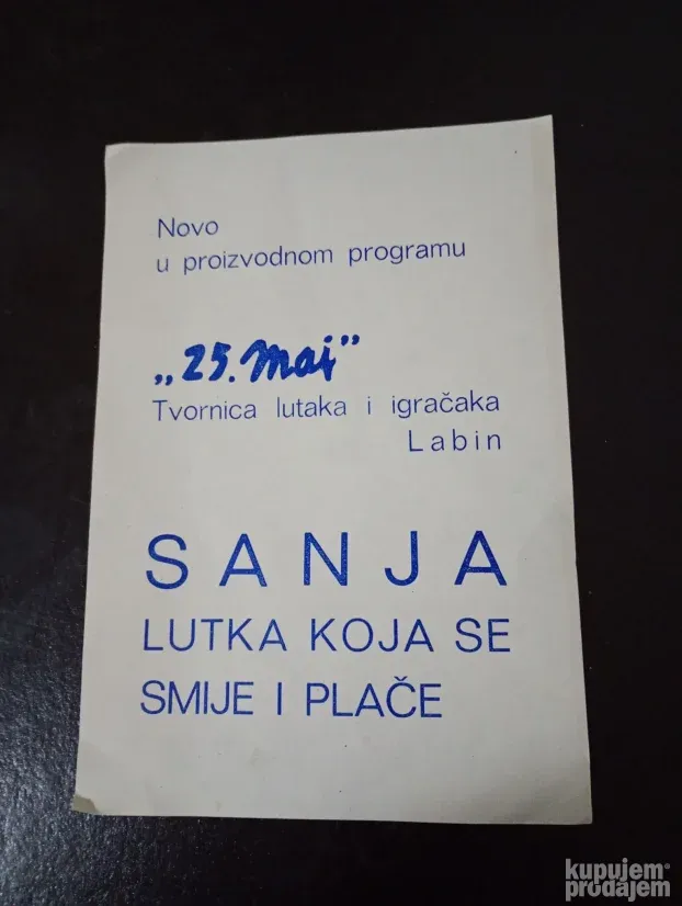 Lutka sanja 25 maj labin jugoslavija