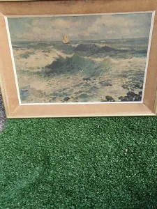 Stara slika umetnička potpisana