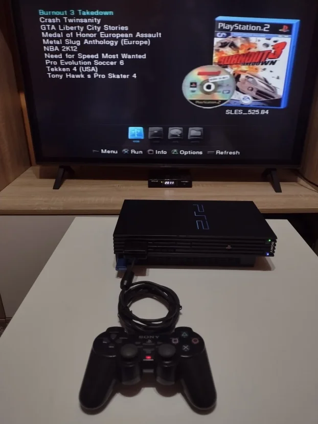 PlayStation 2 Scph 50004 freemcbot usb32 10igrice