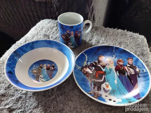 Frozen Trodelni Keramicki Setovi za Decu Ledeno Kraljevstvo