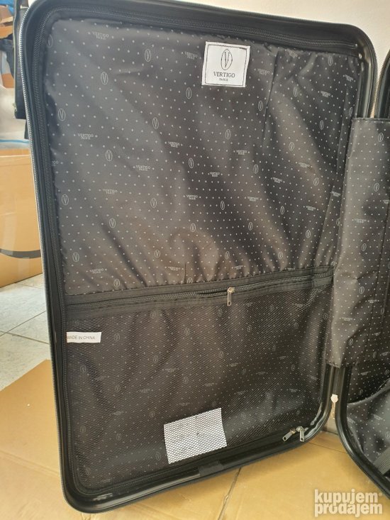 Veliki kofer Vertigo Sivi #235