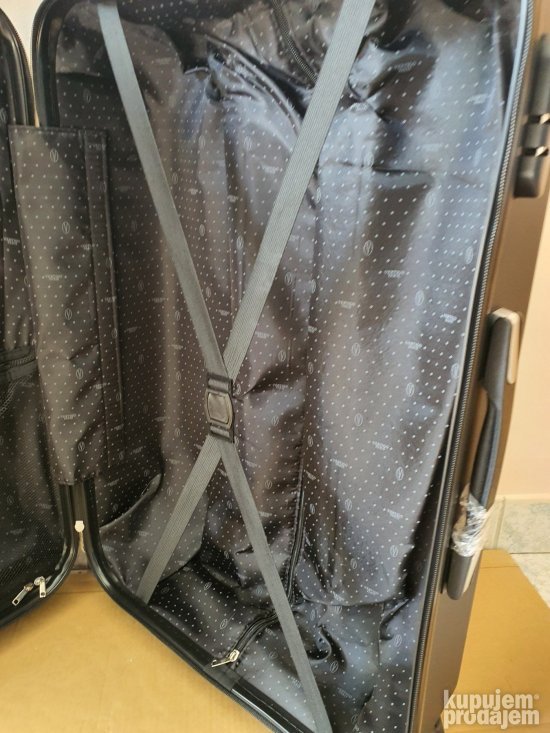 Veliki kofer Vertigo Sivi #235