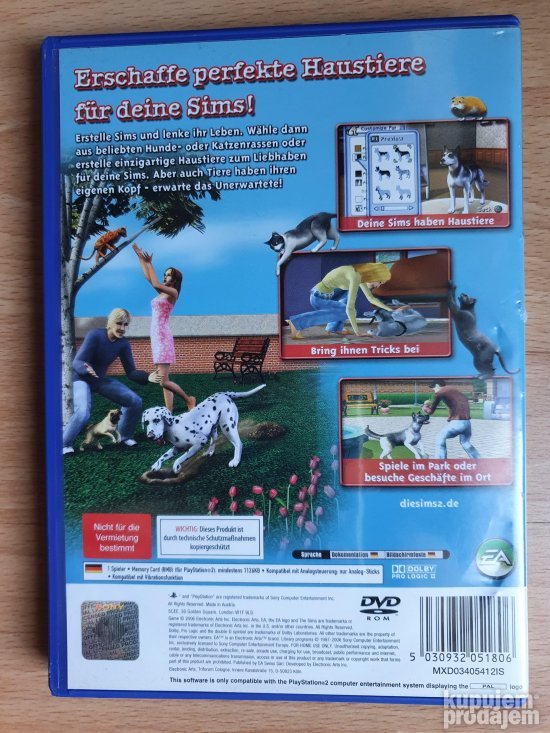 Sims 2 Haustiere / Pets PS2