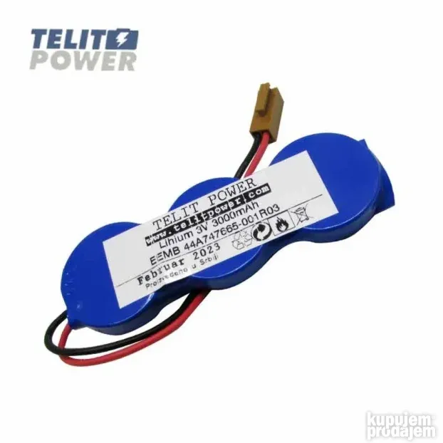 Batteria 3V 3300mah Per GE PLC | Sostituta 44A747665-001R01/R02 - Foto 11