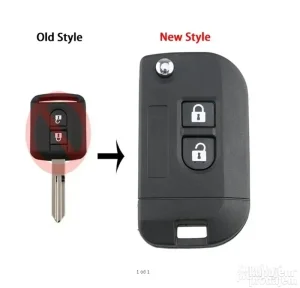 Kućište oklop ključa sa 2 tastera za Nissan
