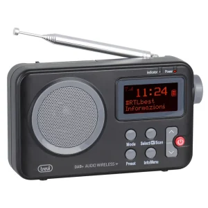 TREVI DAB 7F80 R digital DAB/DAB+ and FM radio black