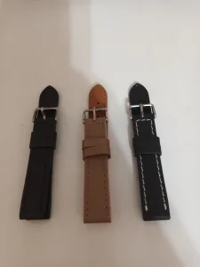 Teleći box kožna narukvica 18mm +poklon