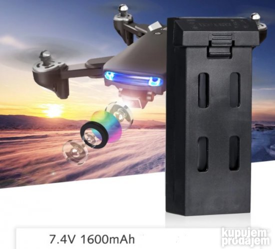 BATERIJA Za RC Dron KK7 Pro 4K/6K 7,4V 1600mAh