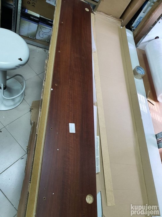 Zidna Polica 156x25x27cm Drvena - Naturoo