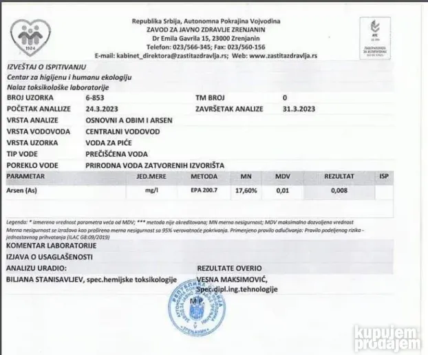 Filter za vodu Geyser RO PROFI! OTKLANJA ARSEN!+ poklon TDS
