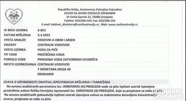 Filter za vodu Geyser RO PROFI! OTKLANJA ARSEN!+ poklon TDS