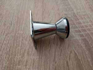 Nogica metalna konusna 50mm sjaj-okov za namestaj