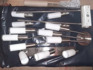 3 kom. plafonske rasvete sa 3, 4 i 6 sijalica (2100)