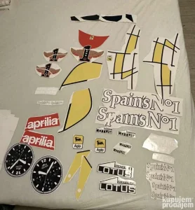 Aprilia rs 125 nalepnice spains