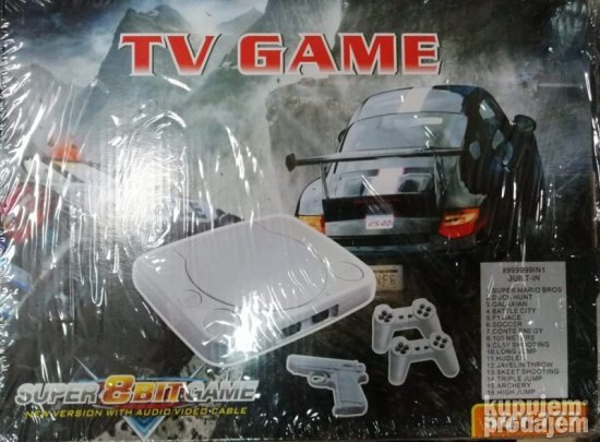Sega TV GAME KONZOLA Za Igrice 8 Bitt Sa PIŠTOLJEM