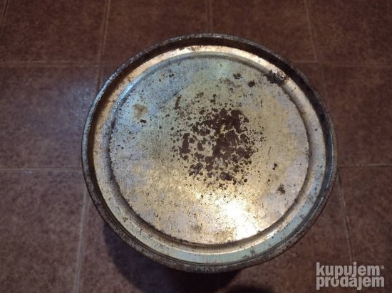 Stara limena kutija budimka pozega 10kg sfrj