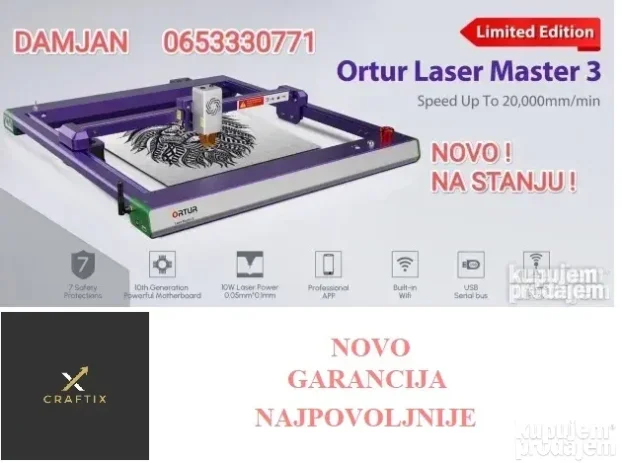 CNC Ortur OLM3 sa Laserom LU2-10A i 10W