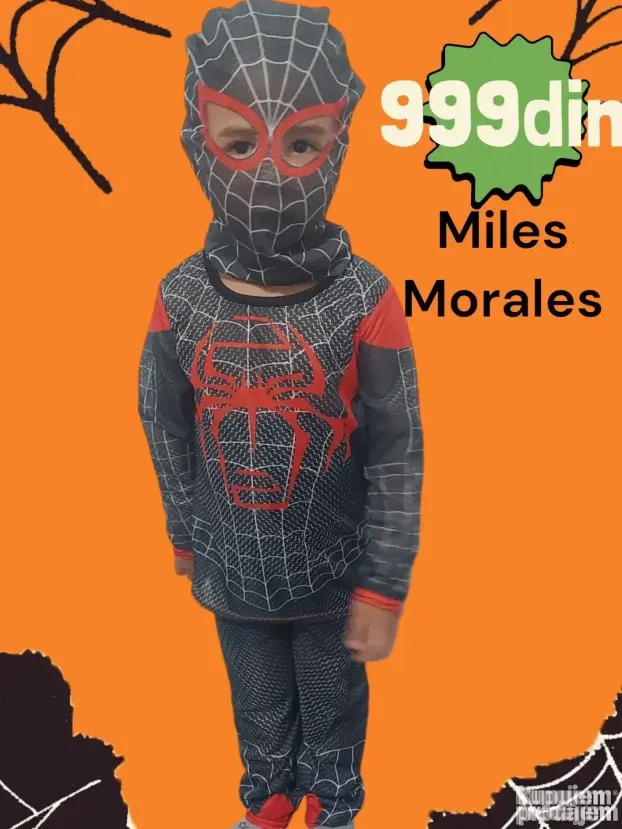 NOVO! Kostim spajdermen Miles Morales