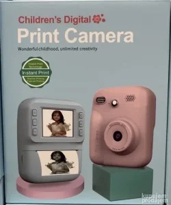 Deciji foto aparat stampac Dostupan u dve boje