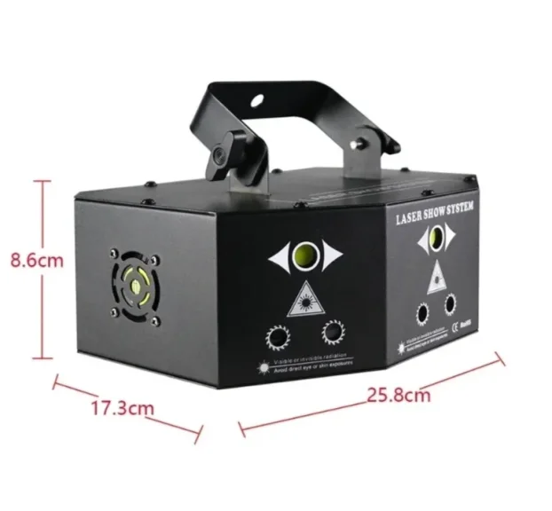 RGB LASER SHOW SISTEM Strobe profesionalni disko sistem